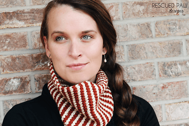 Tunisian Heartland Cowl