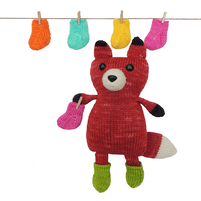 Frances the Sock Wearing Fox