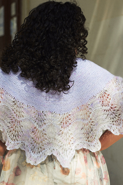 Silver lining shawl
