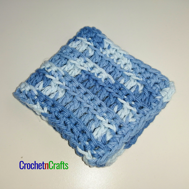 Ribbed Dishcloth SC and DC