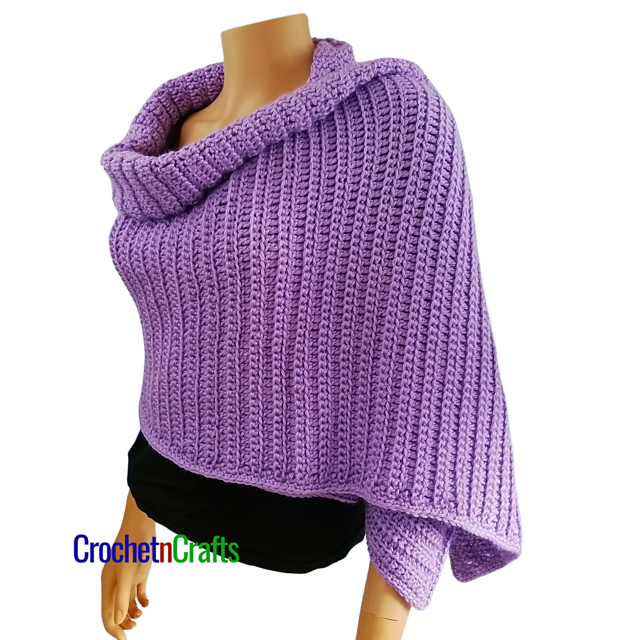 Ribbed Shawl