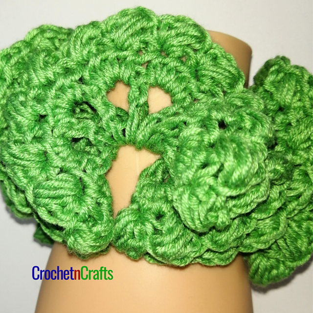 Puffy Edge Hair Scrunchie