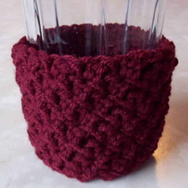 Seed Stitch Mug Cozy