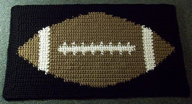 Tapestry Football Mat