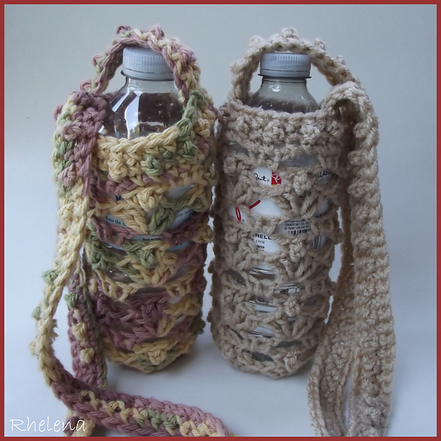 Lacy Shell Water Bottle Holder