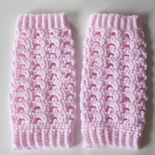Baby Picot Leg warmers