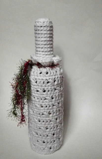 Crossing Over Wine Bottle Cozy