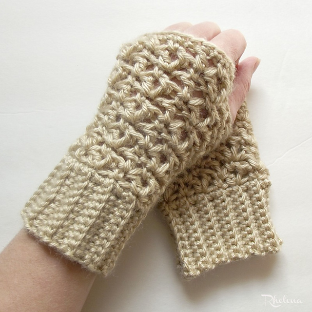Blossom Fingerless Gloves