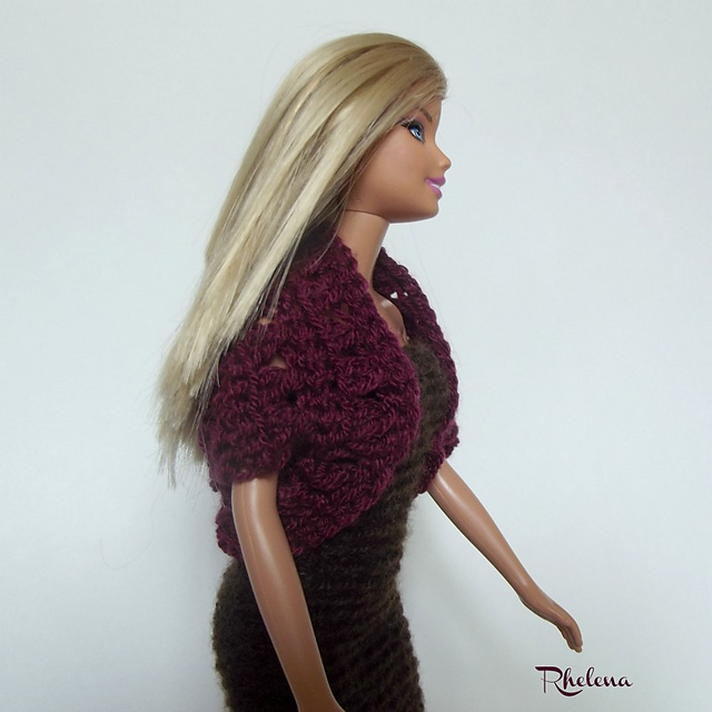 Fashion Doll Criss Cross Shrug