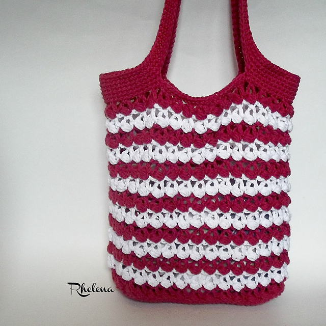 Slanted Puffs Summer Bag