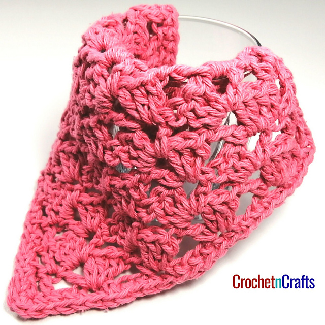 Offset Shell Dishcloth