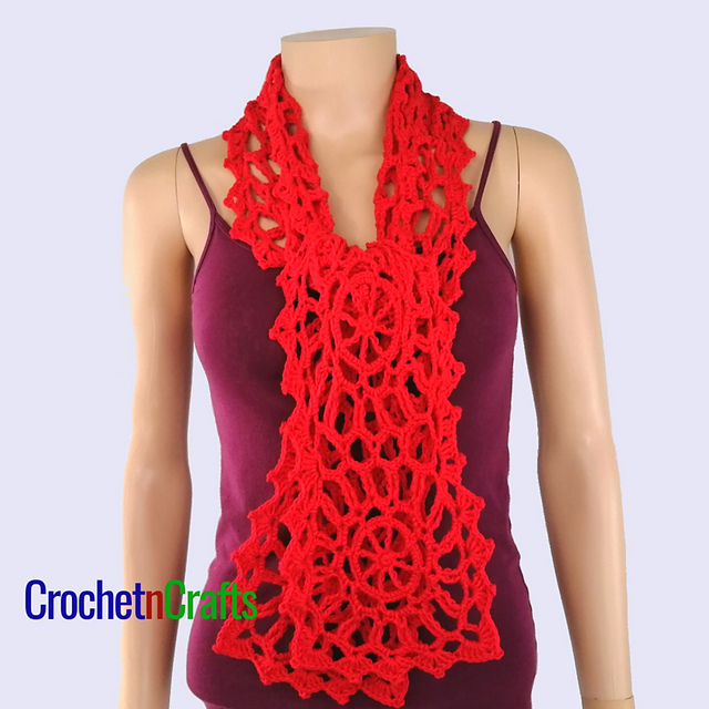 Summer Motif Scarf