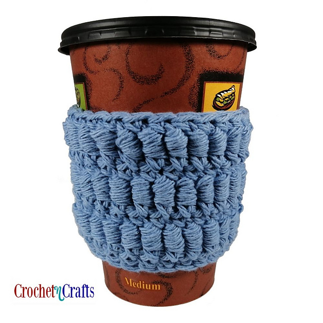 Cozy Bullion Stitch Cup Sleeve