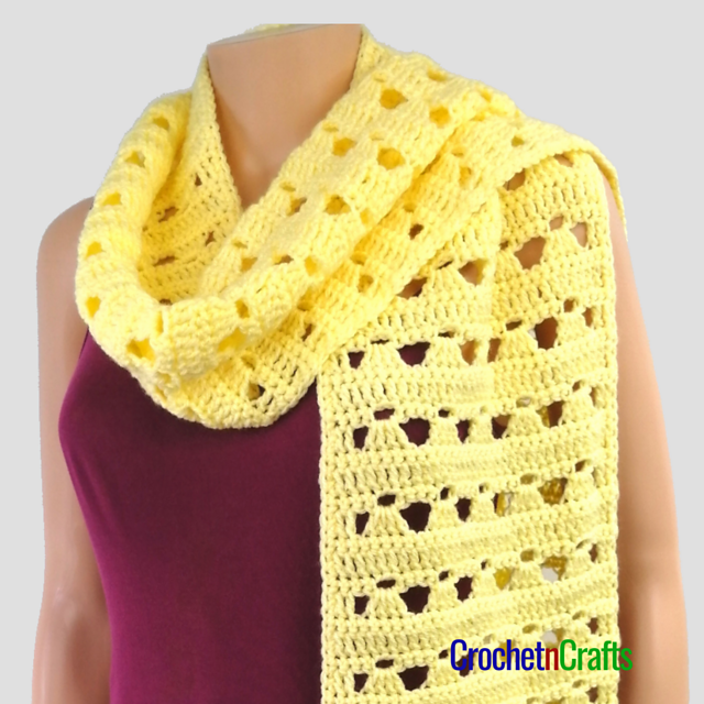 Simple Lace Scarf