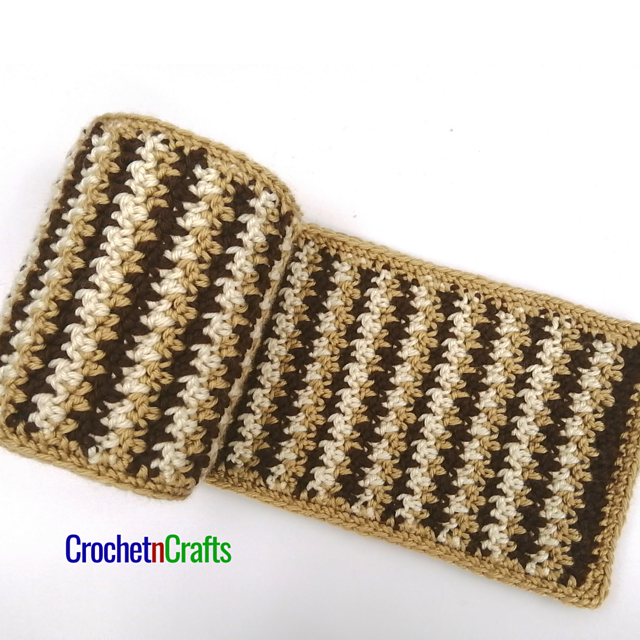Stashbuster Striped Scarf