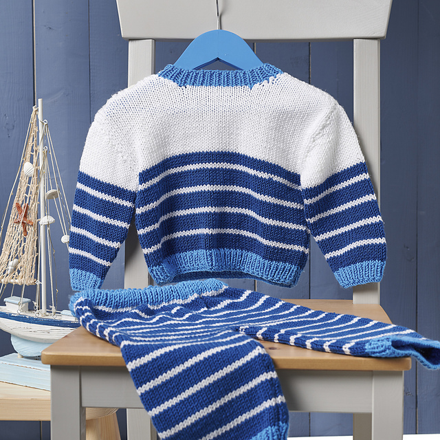 Striped Baby Set