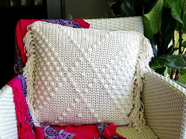 Cushion Pillow Cover Boho Diamond