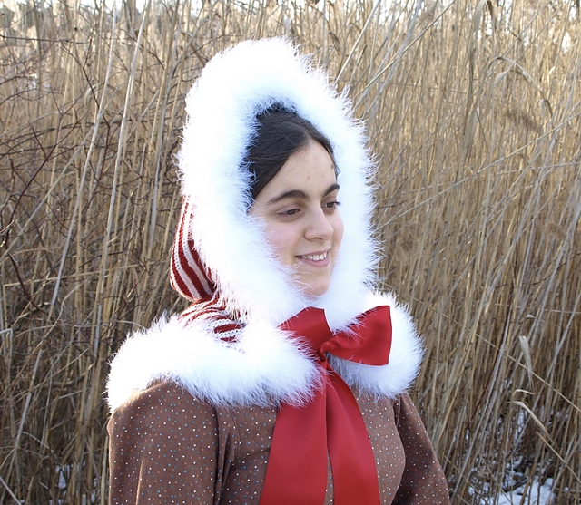 Knitted Hood 1862 Reproduction