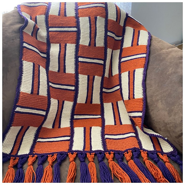 Crochet Carriage Afghan