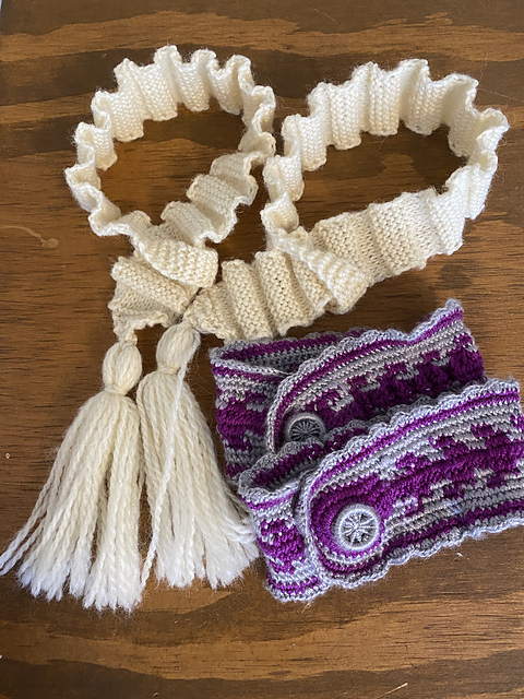 Victorian Crochet Garters