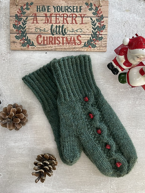 Holly Berry Mittens
