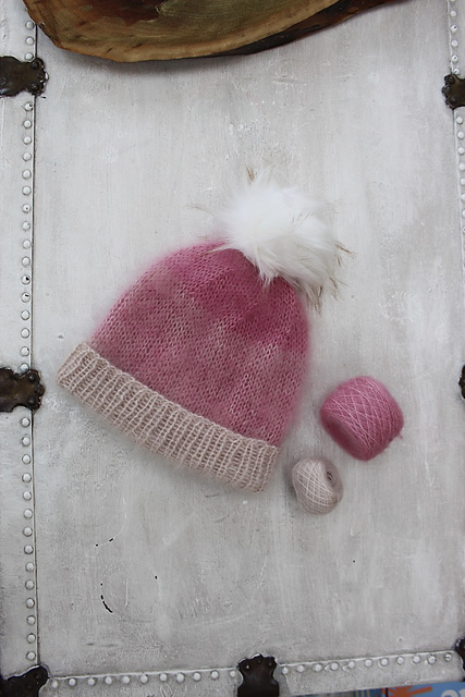 Brushed Mohair Beanie