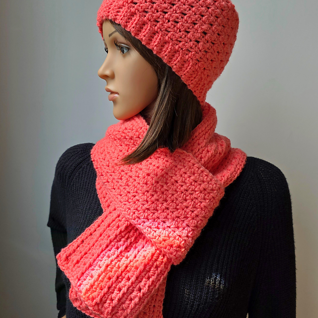 Coral Wander Scarf