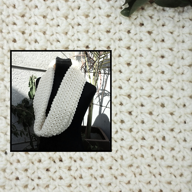 Chunky Popcorn Waffle Cowl
