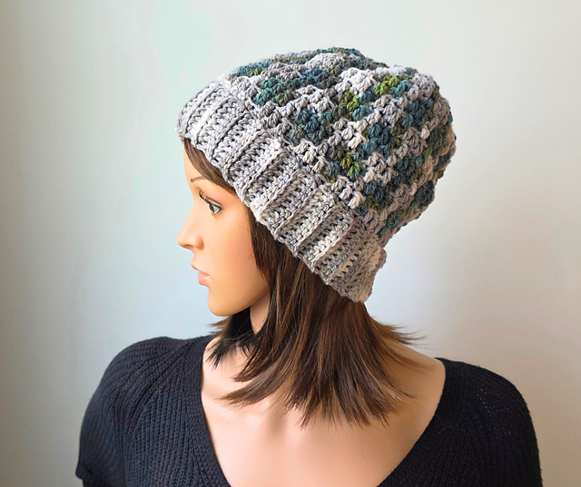 Winter Forest Mosaic Hat