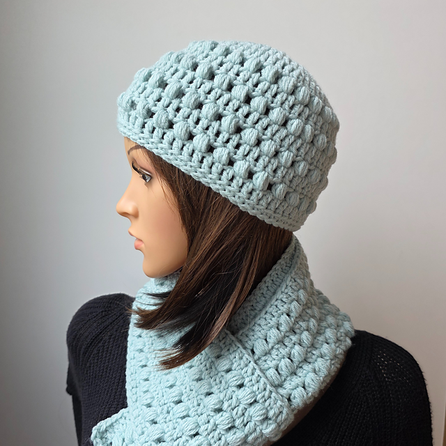 Winter Puff Stitch Hat