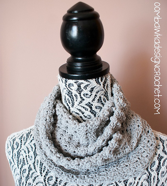 Soft as a Cloud One Skein Cowl