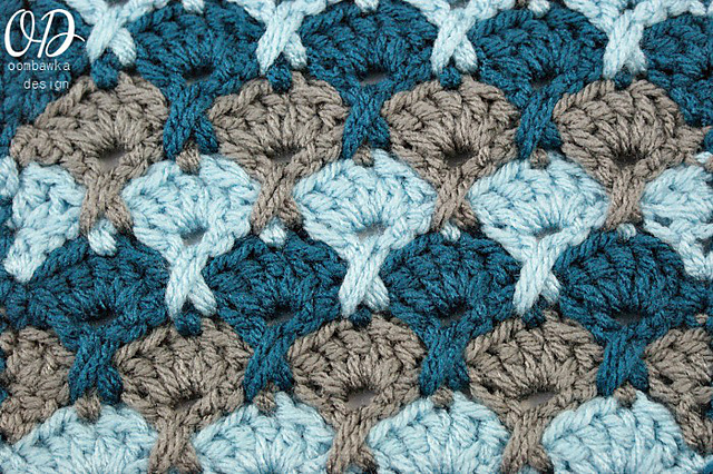 Stormy Seas Afghan Square