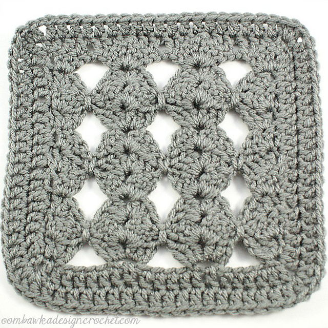 Globe Stitch Afghan Square
