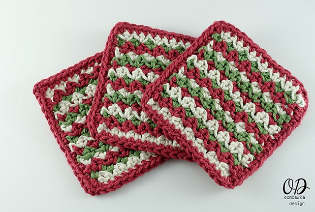 Simple Striped Coasters