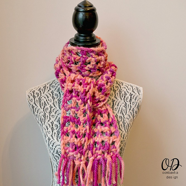 Classy and Quick 1 Skein Scarf