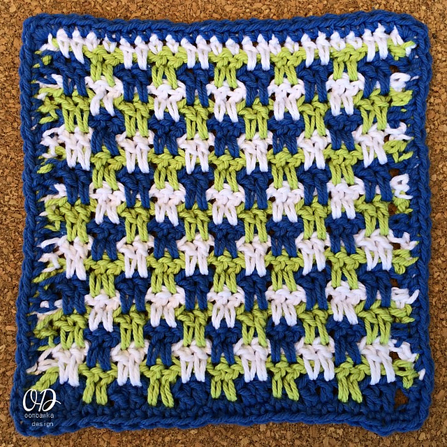 Easy Peasy Blueberry Lime Dishcloth