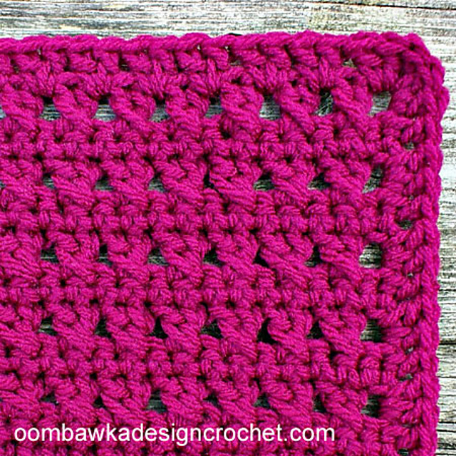 Crossed Double Afghan Square
