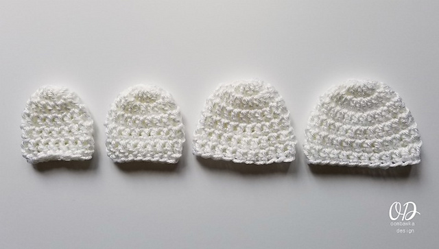 Free Crochet Preemie Baby Hat Crochet Pattern Knitting Patterns
