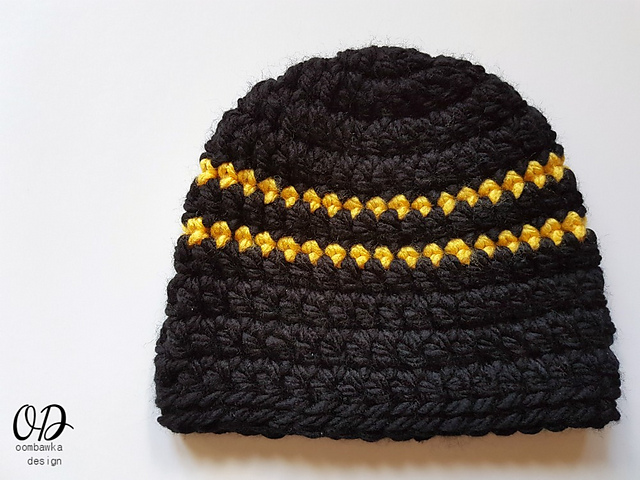 Boys Simple Striped Hat