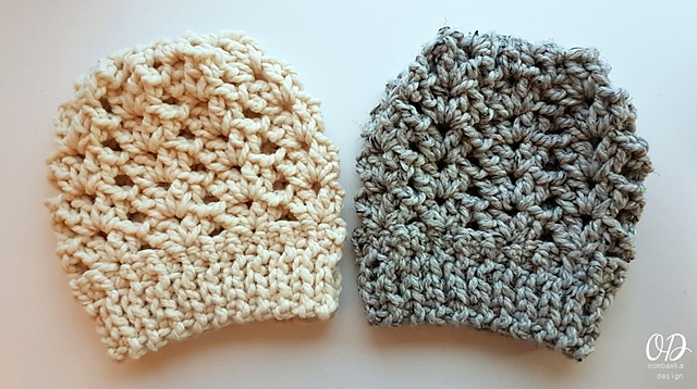 Ponytail or Knot Hat - A Messy Bun Hat!