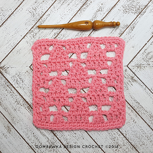 Little Christmas Trees Square Dishcloth
