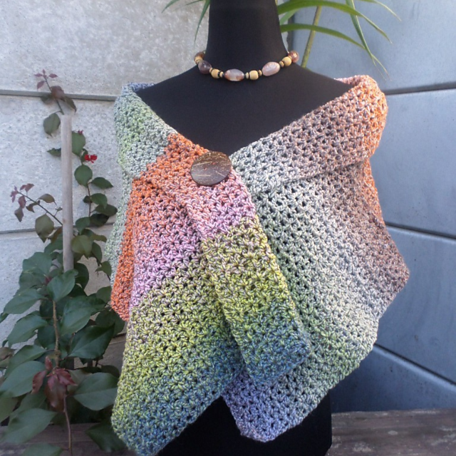 Lacy V-Stitch Shawl