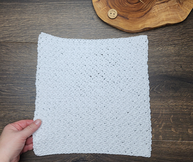 Griddle Stitch Washcloth