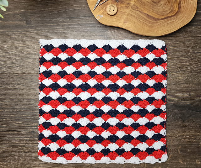 Solid Shell Washcloth