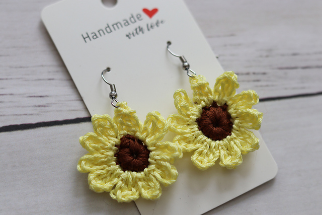 Sunflower Earrings