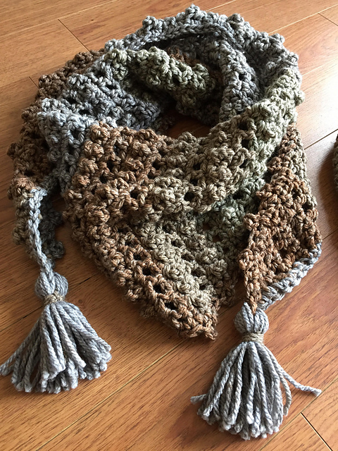 At the Woods Triangle Scarf