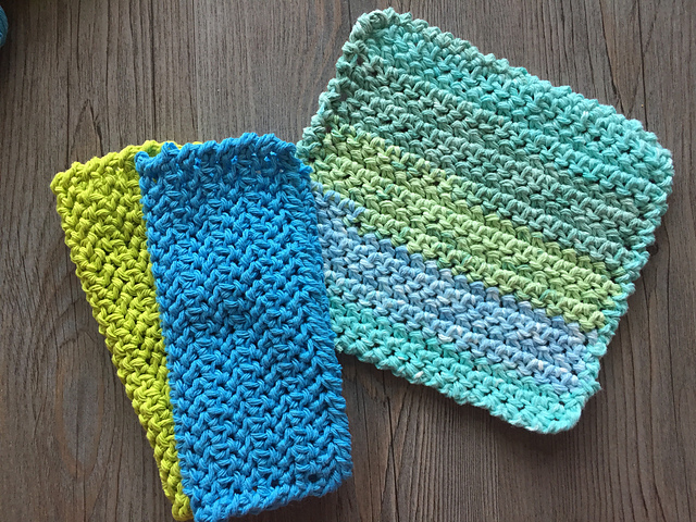 Easy Herringbone Dishcloth