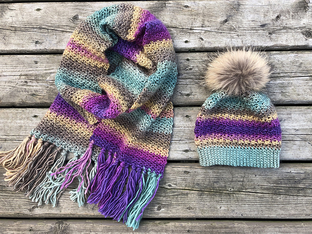 Rachel Beanie and Scarf