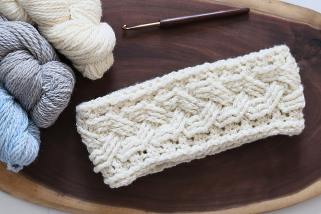 Braided Cable Ear Warmer