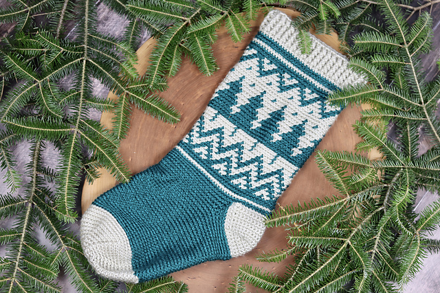 Wintertime Christmas Stocking